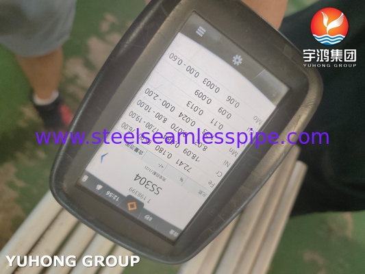 304L ท่อสแตนเลสไร้สาย U Bend ASME SA213 TP304L แอปพลิเคชันแลกเปลี่ยนความร้อน