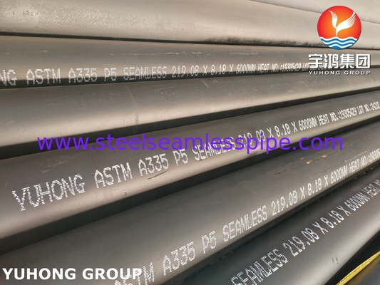 ASTM A335 เกรด P9 P11 P22 P91 ท่อเหล็กสแตนเลสสําหรับอุณหภูมิและความดันสูง