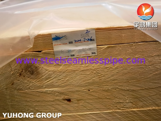 C68700 ท่อไร้รอยเหล็กเหล็ก ASTM B111 สําหรับเครื่องแลกเปลี่ยนความร้อน SGS ยอมรับ