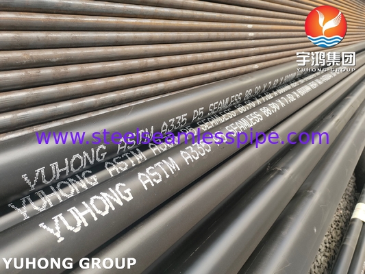 P5 ท่อไร้รอยเหล็กสแตนเลส ASME SA335 สําหรับเครื่องทําความร้อนอากาศไฟตรง