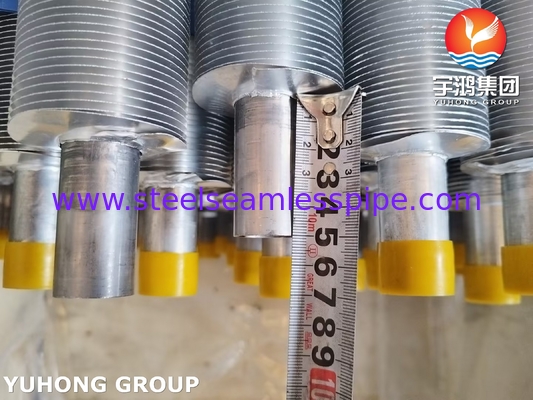 ASME A179 ก๊าบอนสแตนเลส Fin Tube Wound แบบ L สําหรับเครื่องปรับอากาศ