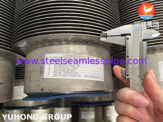 ASME SA106 เกรด B โลหะคาร์บอนท่อปีกไร้สาย HFW ประเภทสําหรับเครื่องทําความร้อน