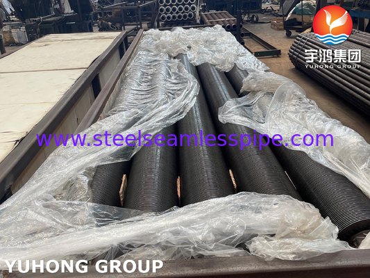 ASME SA106 เกรด B โลหะคาร์บอนท่อปีกไร้สาย HFW ประเภทสําหรับเครื่องทําความร้อน