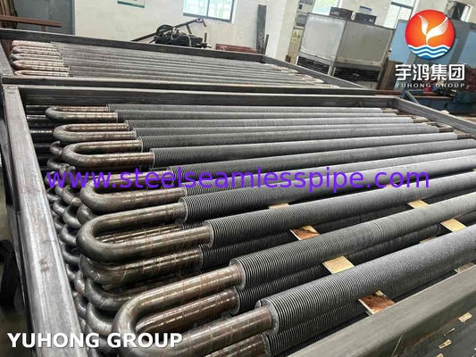 U Bend Fin Tube ในเครื่องแลกเปลี่ยนความร้อน / ช่องหม้อต้มน้ํา / เครื่องเย็นอากาศ
