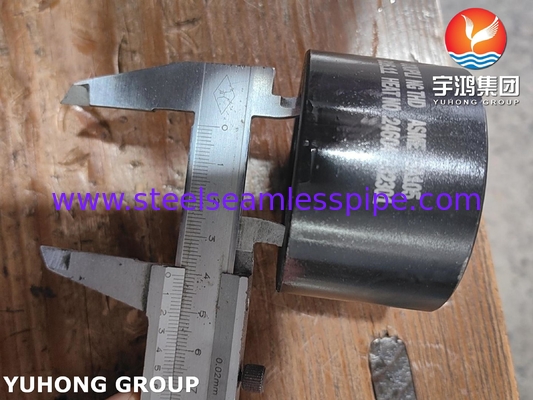 สแตนเลสฟอร์จฟิตฟิต ASME SA105 B16.11 3000 NPT ครึ่งคอปปิ้งกับมาตรฐาน B16.11