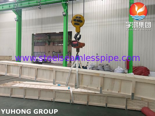 ท่อไร้รอยต่อโลหะผสมนิกเกิล B163 UNS N08825 25.4MM*2.11MM*5555MM HEAT NO.175-122