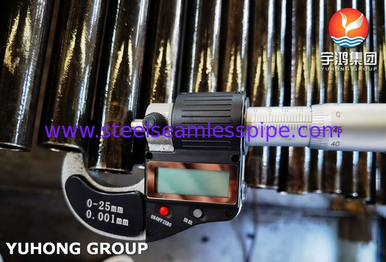 19.05MM SA179 ท่อไฮเลอร์ ASME SA179 สําหรับ Stripper Feed Bottom Exchanger