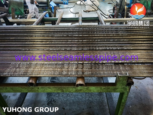 19.05MM SA179 ท่อไฮเลอร์ ASME SA179 สําหรับ Stripper Feed Bottom Exchanger