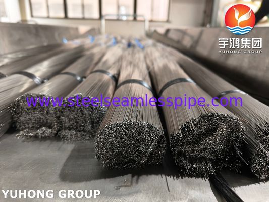 ท่อแคพิลลารีสแตนเลสสตีล SUS304 แบบอบอ่อนสว่างสำหรับเครื่องมือแพทย์ ISO9626