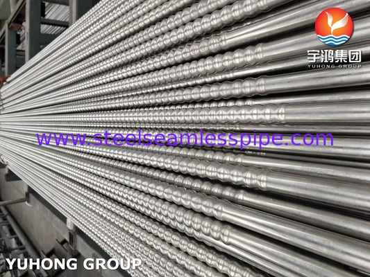 ASME SA312 / ASTM A312 TP310S ท่อปีกท่อสําหรับเครื่องแลกเปลี่ยนความร้อน