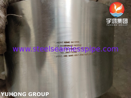 ASME SA105N กระปุกเสริมตัวเองจากเหล็กคาร์บอนสําหรับเครื่องแลกเปลี่ยนความร้อน