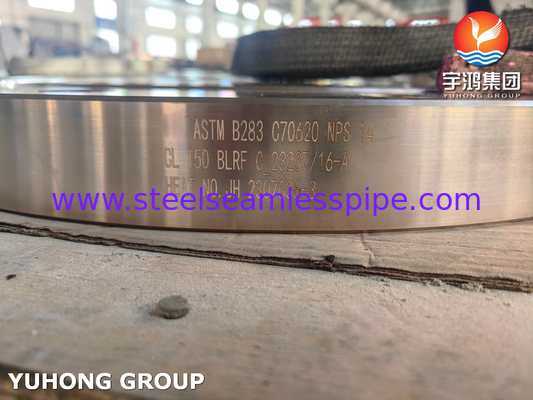 ASTM B283 UNS C70620 ทองแดง นิเคิล สังกะสี Flange สลับ Blind Flange BLRF