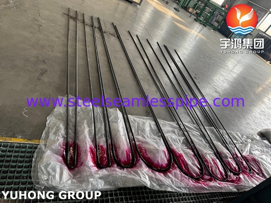 ASME SA209 T1a ท่อแลกเปลี่ยนความร้อนที่ไม่มีสายคาร์บอนโมลิบเดนัม U Bend Tube