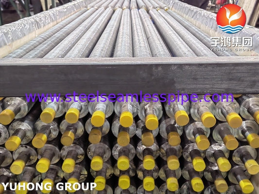 ท่อปีกเหล็กคาร์บอน ASME SA179 กับแผ่นปีกอัลลูมิเนียม 1060 ความสามารถทางอุณหภูมิสูง สําหรับเครื่องเย็นอากาศ