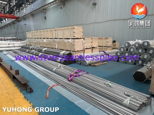 ASME SA249 TP316L ท่อเหล็กไร้ขัดเหล็ก welded ท่อกันการกัดกร่อนสูงสําหรับเครื่องแลกเปลี่ยนความร้อน