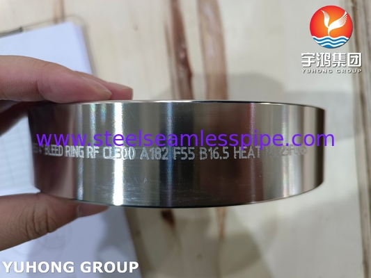 สแตนเลส Fitting Bleed Ring Drip Ring Flush Ring A182 F55 CL300 สแตนเลสฟิต