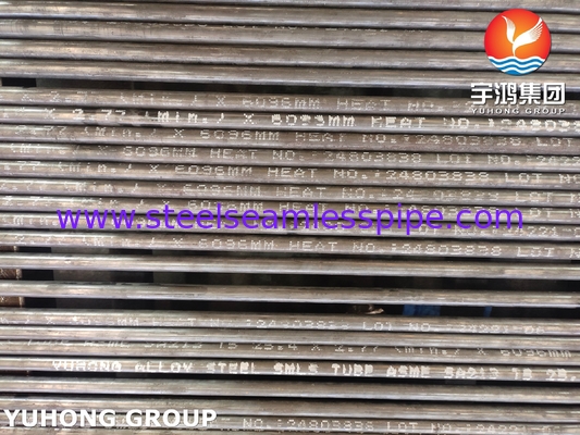ท่อเหล็กสแตนเลสไร้รอย โครม-โมลิบเดนูม ท่อหม้อเหล็กสแตนเลส A213 T5 ไร้รอย