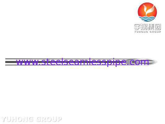 ISO7864 SUS304 หลอดเข็มฉีด ปลายกระดูกเข็ม