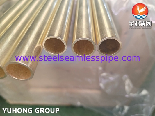 ASME B111 C44300 ท่อทองแดง ท่อเหล็กไร้รอย ท่อแลกเปลี่ยนความร้อน