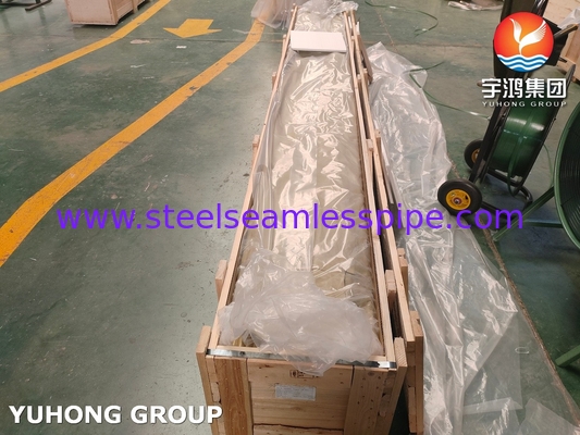 ASME SB111 C44300 ท่อทองแดงไร้สาย ท่อทองแดงสําหรับเครื่องแลกเปลี่ยนความร้อน