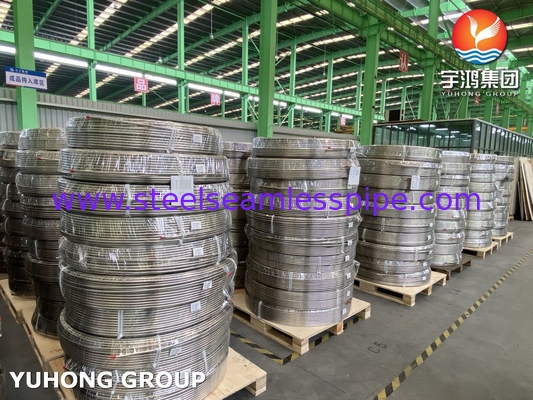 ASTM A269 TP316L สายท่อไร้รอยเหล็กไร้ขัด NACE MR0175 ความสอดคล้อง