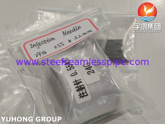 24G นวดฉีดทางการแพทย์ 0.55*32MM ท่อเข็มสแตนเลส