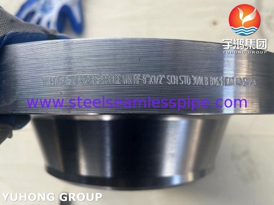 ASTM A182 F5 แฟลนจ์เหล็กสแตนเลส ASME B16.5 แฟลนจ์คอการเชื่อม