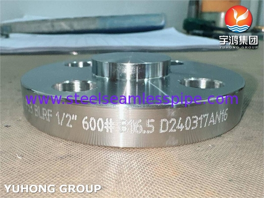 ASTM A182 F53 ดับเพล็กซ์สแตนเลสโกหก Blind Raised Face Flange B165