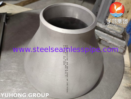 อุปกรณ์ประกอบเหล็กไร้ขัดเหล็ก สายสลัดไนเคิล ASTM B366 WP UNS N10276 90°LR ELBOW B169