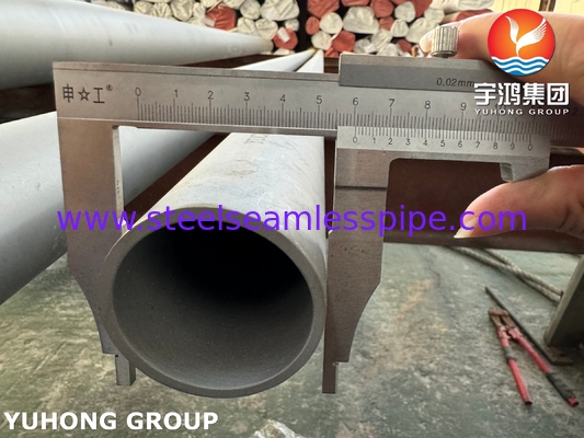 ASTM A790 S32750 ท่อเหล็กแบบสองแบบไร้รอยสําหรับเครื่องประปาและระบบเย็น