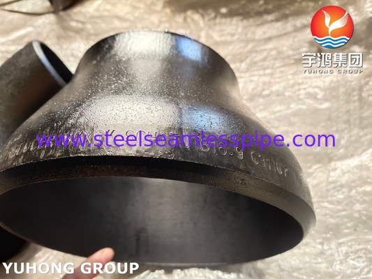 ASTM A234 WP5-S โลหะคาร์บอน Fitting Ecentric Reducer Seamless สําหรับการเชื่อมต่อท่อ
