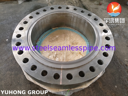 ASME SA266 Gr.2N โลหะคาร์บอน Forgings โลหะร่างกาย Flange สําหรับภาชนะความดัน