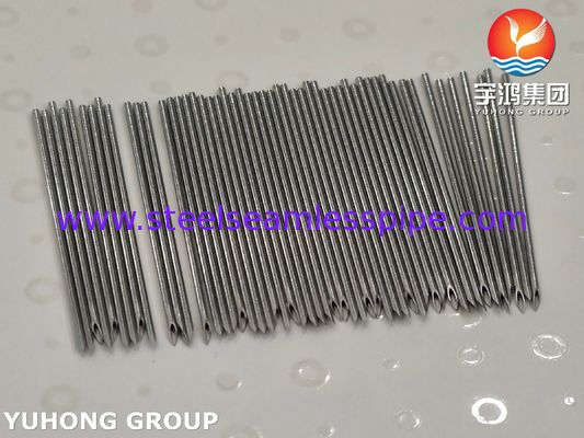 21G SUS304 สแตนเลส Tri Bevelled Butterfly ท่อเข็มในหลอดเลือด 0.8 * 34MM