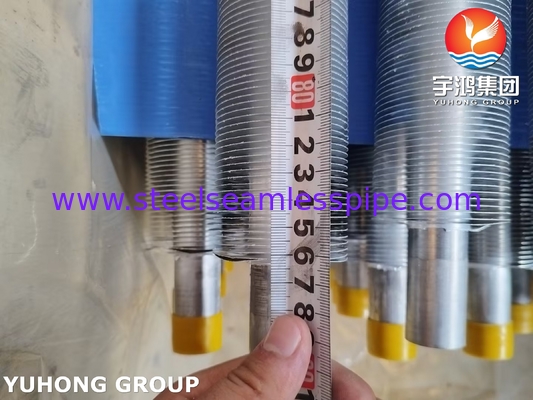 ประเภท L หลอดขีดผูก ASME SA249 TP316L กับ Al1100 สําหรับเครื่องเย็นอากาศ
