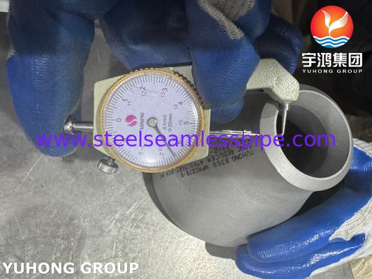 ข้อต่อท่อ Hastelloy C276 ASTM B366 WPHC276 / UNS N10276 โลหะผสมนิกเกิล ตัวลดขนาดแบบเยื้องศูนย์