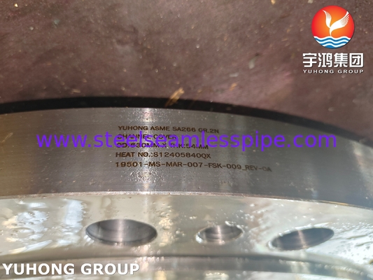 ASTM A266 ASME SA266 GR.2N ส่วนของเครื่องแลกเปลี่ยนความร้อน