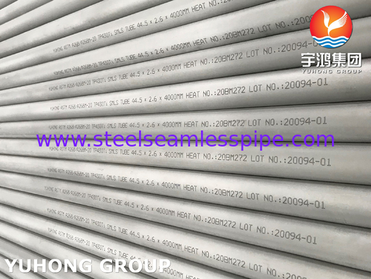 ASTM A268 TP430Ti หลอดไร้รอยเหล็กไร้สแตนเลสแบบเฟอริตและมาร์เทนซิท สําหรับสภาพแวดล้อมทางเคมีที่รุนแรง