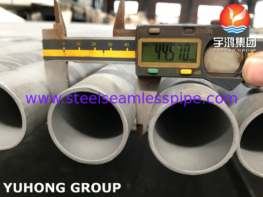 ASTM A268 TP430Ti หลอดไร้รอยเหล็กไร้สแตนเลสแบบเฟอริตและมาร์เทนซิท สําหรับสภาพแวดล้อมทางเคมีที่รุนแรง