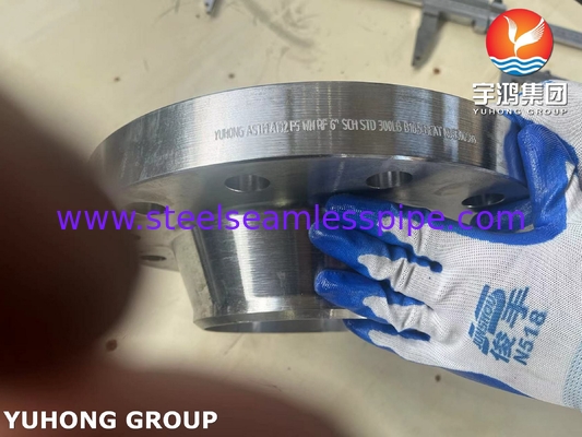 ASTM A182 F5 ช่องคอการเชื่อม RF Flange B16.5 สําหรับอุณหภูมิสูงที่ดี