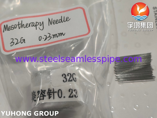 32G สแตนเลส ท่อเข็มเมซอเทราพีสําหรับศัลยกรรมพลาสติก