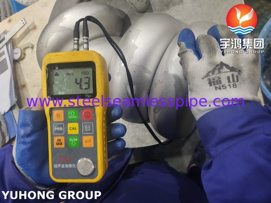 180° SR อุปกรณ์เสริมจากเหล็กไร้ขัด ASTM A403 B16.9 สําหรับระบบท่อ