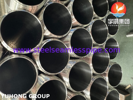ASTM A270 TP304 ท่อสแตนเลสสแตนเลสสุขภาพที่มีเส้นใยภายนอก