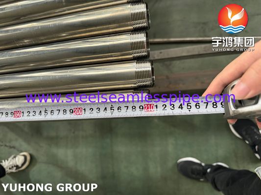 ASTM A270 TP304 ท่อสแตนเลสสุขภาพที่มีปลายเส้นนอก