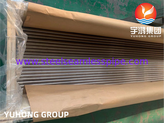 ASTM B111 C71500 Cu70Ni30 ท่อไร้รอยทองแดง นิเคิล สําหรับน้ําทะเล