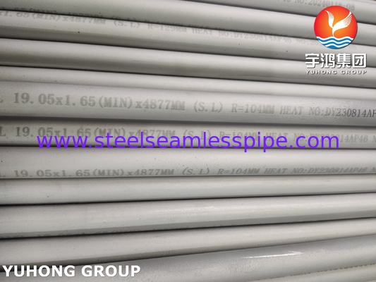 ASTM A213 TP316L สแตนเลส U Bend Tube น้ํามันแก๊ส Tube แลกเปลี่ยนความร้อน