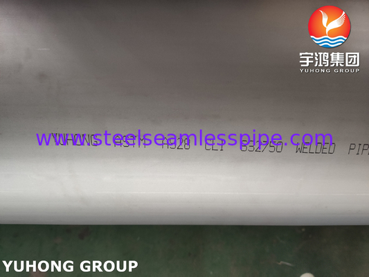 ASTM A928 CL.1 ท่อเหล็กผสมผสาน Super Duplex S32750 S32205 S31254