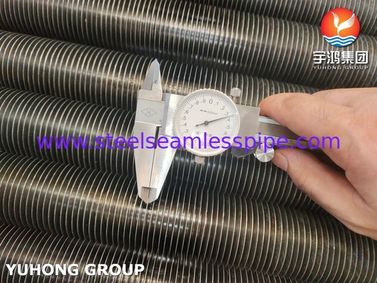 ASME SA179 อัลลูมิเนียม 1060 ท่อปีกที่ติดตั้ง ปีกประเภท G สําหรับเครื่องประปา ระบบเย็น