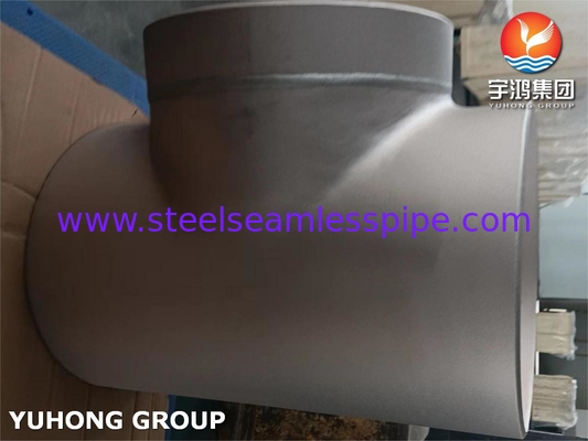 ASTM B466 C70600 ทองแดง นิเคิล สังกะสีท่อ Fitting, Buttweld CuNi 90/10 เทียบเทียบ Tee