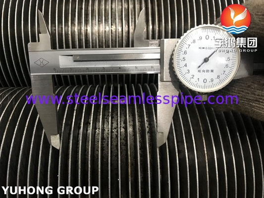 ASTM A213 T9 สแตนเลส HFW Fin Tube สําหรับ Economizer สถานการณ์ความดันสูง