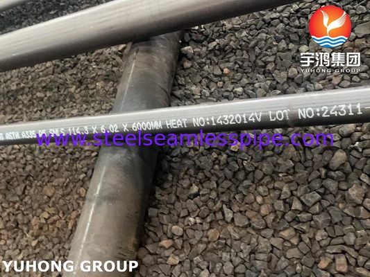 ASTM A335 / ASME SA335 P5 ท่อไร้รอยเหล็กสแตนเลสสําหรับการใช้งานอุณหภูมิสูง